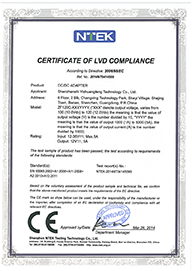 DC-DC CE60065 CERTIFICATE