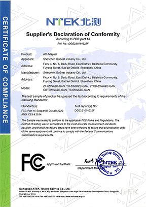 FCC CERTIFICATE